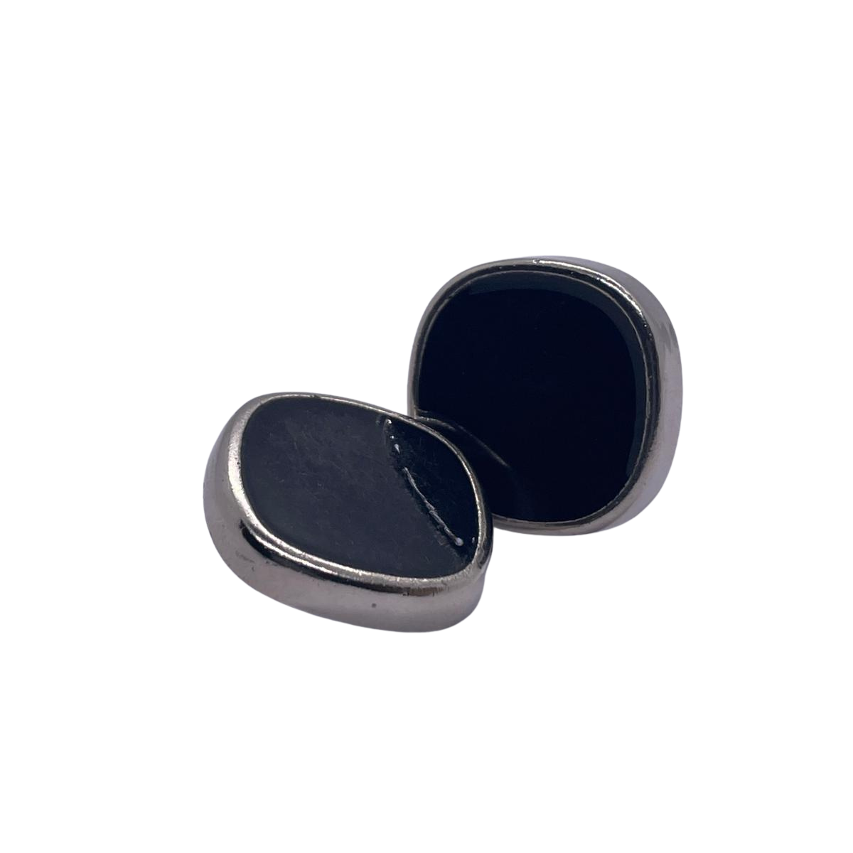 Ceket Tipi 6 Adet Plastik Düğme (23mm, Siyah)