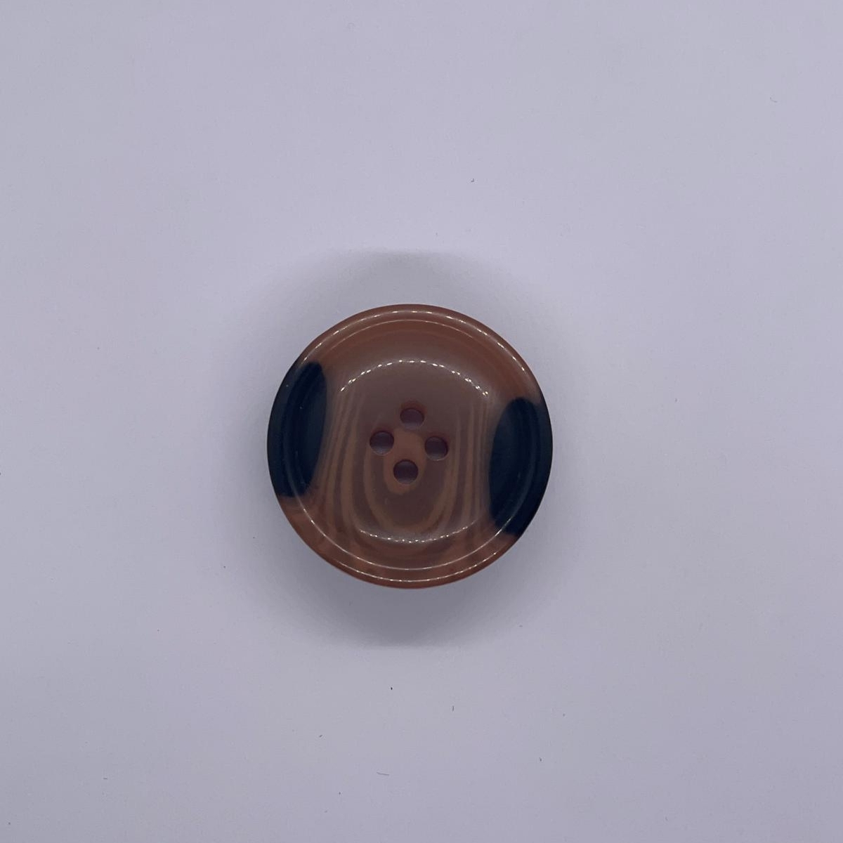 Kaban İçin 6 Adet Plastik Düğme (28mm, Kahve) - Görsel 3